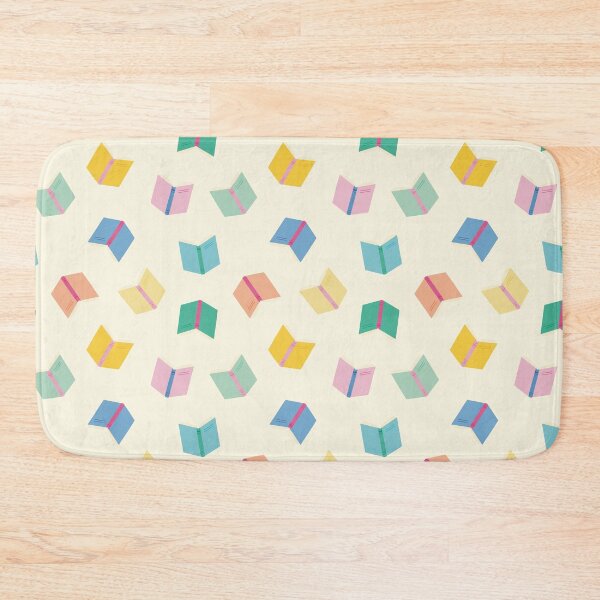 Item preview, Colorful books with soft yellow background for booklovers designed and sold by StudioPippinDesigns.