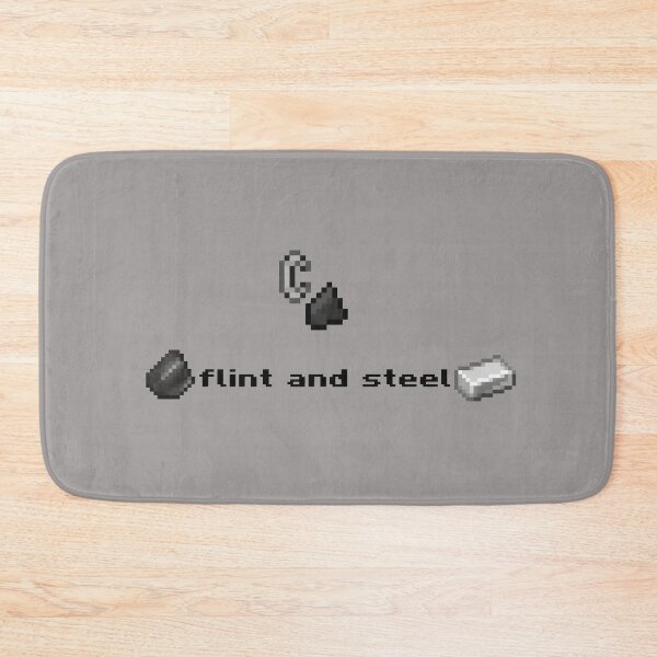 Item preview, Minecraft Pixel Art Flint and Steel Combo designed and sold by FabcoDesign.