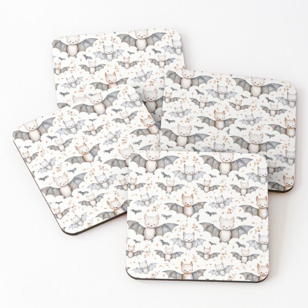 Item preview, Copy of neutral coloured watercolour bats designed and sold by PoppyLaneStudio.