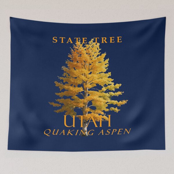 Item preview, Utah Territory Tree The Quaking Aspen designed and sold by taiche.
