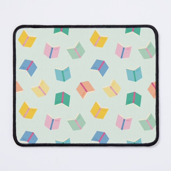 Item preview, Colorful books with soft green background for booklovers designed and sold by StudioPippinDesigns.