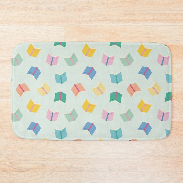 Item preview, Colorful books with soft green background for booklovers designed and sold by StudioPippinDesigns.