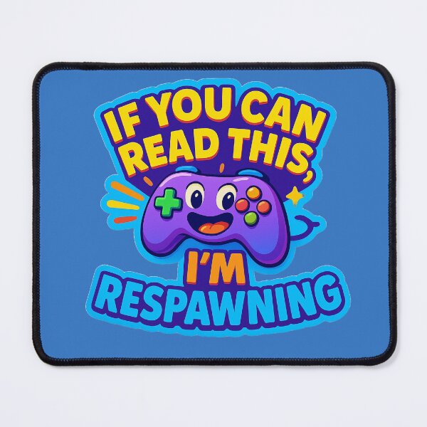 Item preview, Respawning – cartoon style gamer humor designed and sold by Girih.
