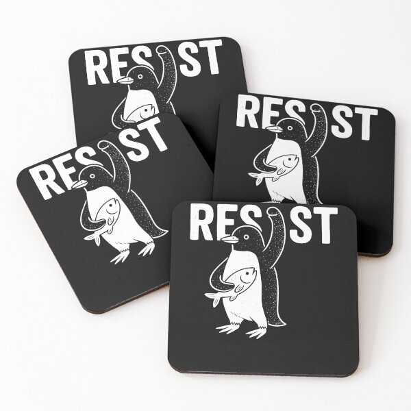 Item preview, Resist Penguin Activism no tariffs designed and sold by varioarts.