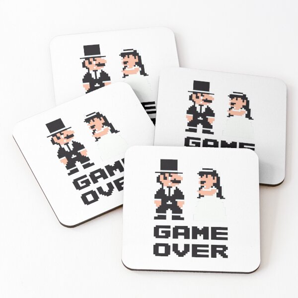Item preview, Game Over Wedding Funny Groom Bachelor Party Design designed and sold by Colorful-Garden.
