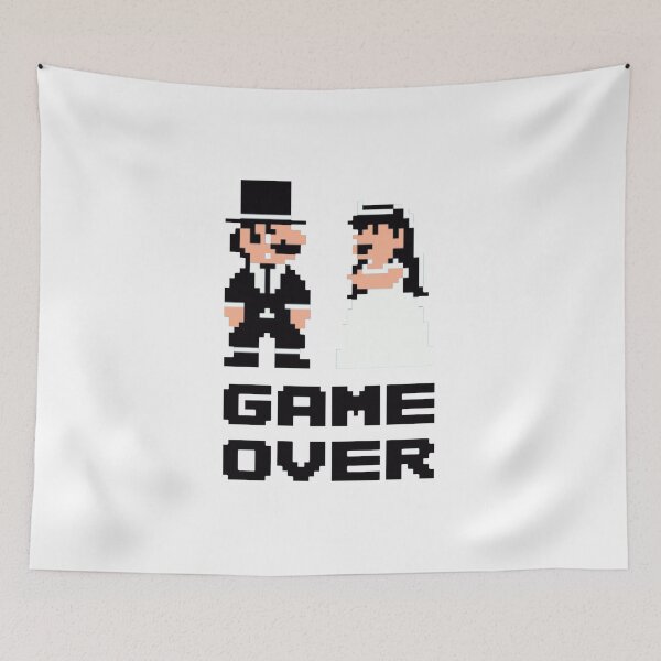 Item preview, Game Over Wedding Funny Groom Bachelor Party Design designed and sold by Colorful-Garden.