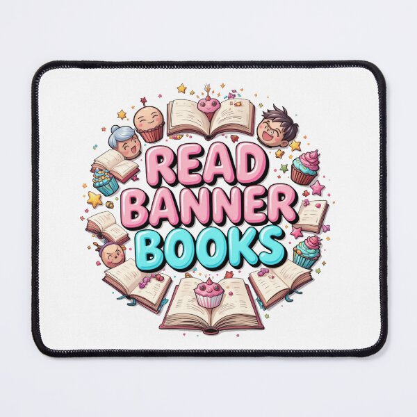 Artikelvorschau, LESEN SIE BANNERBÜCHER kawaii pastellfarben entworfen und verkauft von Nimkaew.