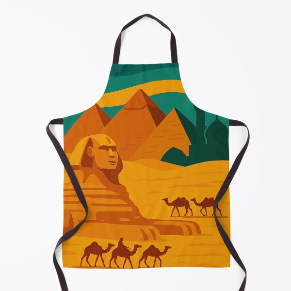 Item preview, Vintage Cairo Egypt Travel Poster – Retro Pyramids, Sphinx & Desert Camels Wall Art designed and sold by Bored Duck.