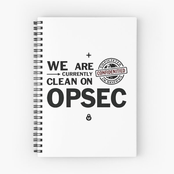Item preview, We Are Currently Clean on OPSEC – Military Security Humor | Tactical Veteran Gift designed and sold by Moh-nd-Eg.