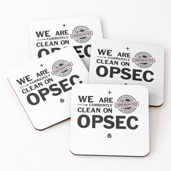 Item preview, We Are Currently Clean on OPSEC – Military Security Humor | Tactical Veteran Gift designed and sold by Moh-nd-Eg.