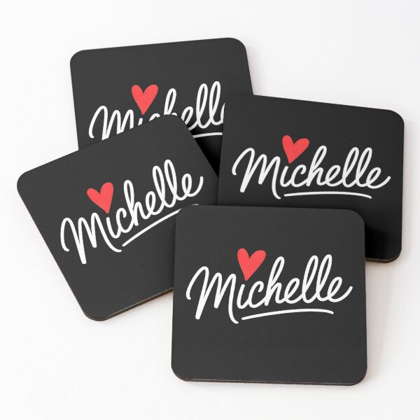 Item preview, Michelle Cursive Handwritten Name with Heart Dot – Elegant Script Design designed and sold by SlocifieShop.