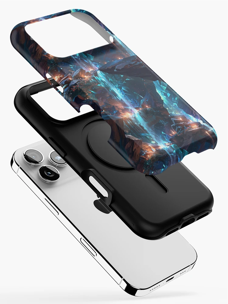 Thumbnail 2 of 4, iPhone Case, Waterfall pattern designed and sold by CoolPixels.