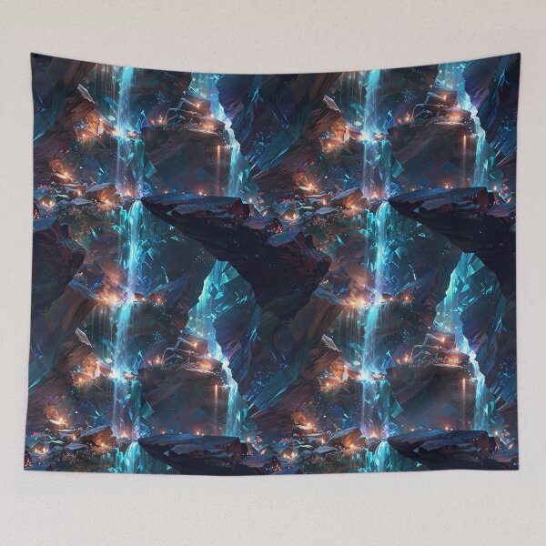Item preview, Waterfall pattern designed and sold by CoolPixels.