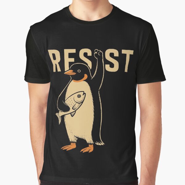 Item preview, Resist Penguin Activism no tariffs designed and sold by varioarts.