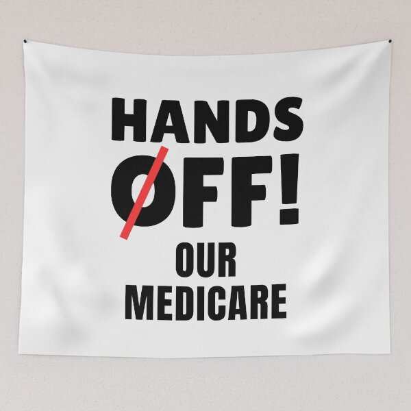 Item preview, Hands Off Our Medicare designed and sold by ThereseLyssia.