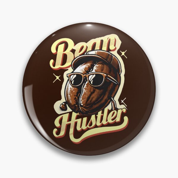 Item preview, Bean Hustler Funny Coffee Puns designed and sold by DemureArtsy.