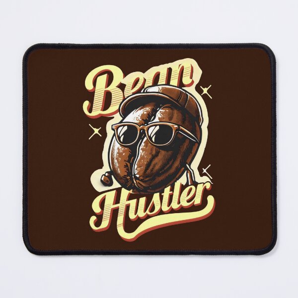 Item preview, Bean Hustler Funny Coffee Puns designed and sold by DemureArtsy.