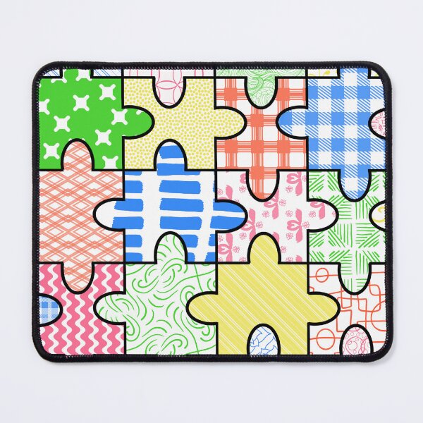 Item preview, Colorful Patterns Puzzle designed and sold by MKFDesigns.