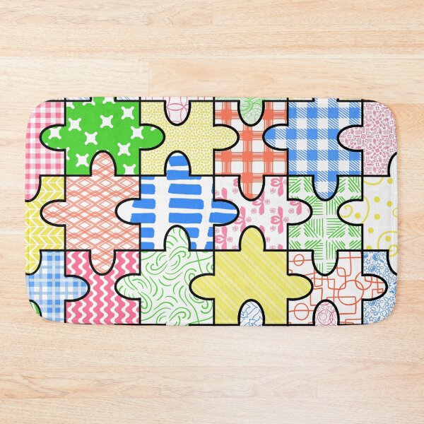 Item preview, Colorful Patterns Puzzle designed and sold by MKFDesigns.