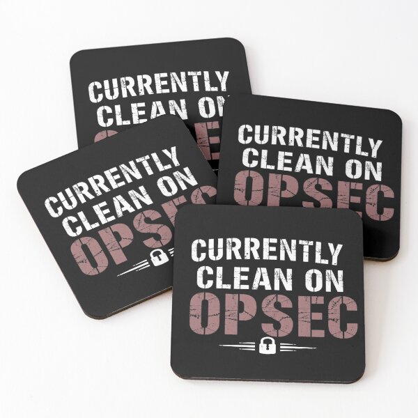Item preview, Currently Clean on OPSEC | Military Humor | Veteran Security Awareness Tee designed and sold by Moh-nd-Eg.