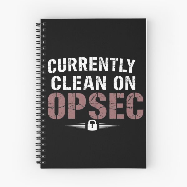 Item preview, Currently Clean on OPSEC | Military Humor | Veteran Security Awareness Tee designed and sold by Moh-nd-Eg.