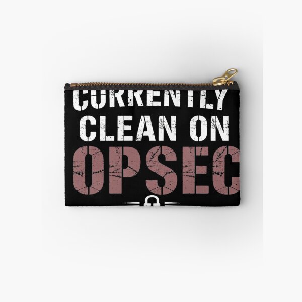 Item preview, Currently Clean on OPSEC | Military Humor | Veteran Security Awareness Tee designed and sold by Moh-nd-Eg.