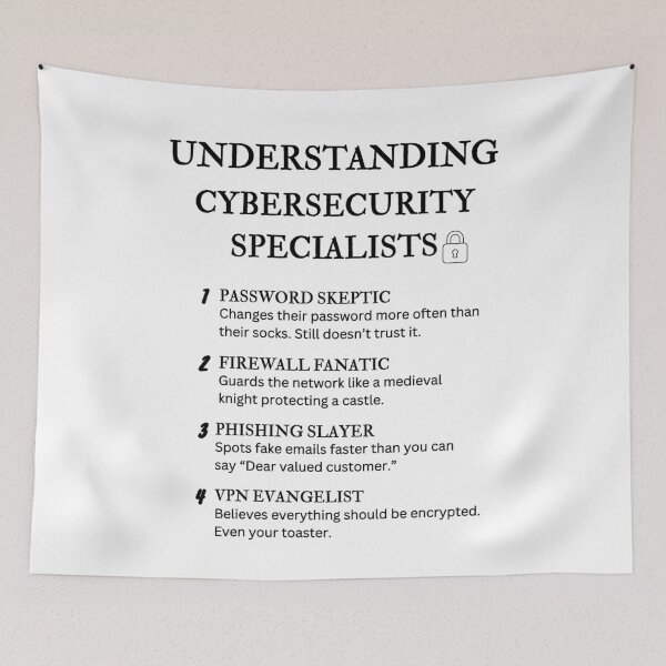 Item preview, Funny Cybersecurity Specialist Definitions – Geeky Tech Humor Design designed and sold by PsyFlow35.