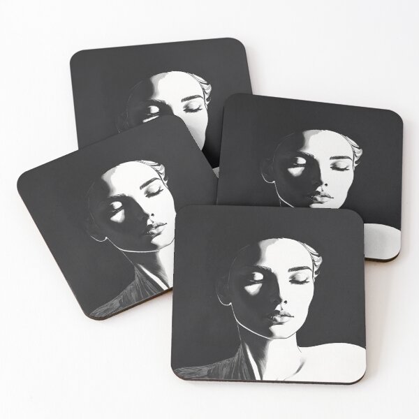 Item preview, Woman portrait in black and white sensual designed and sold by IHImage.