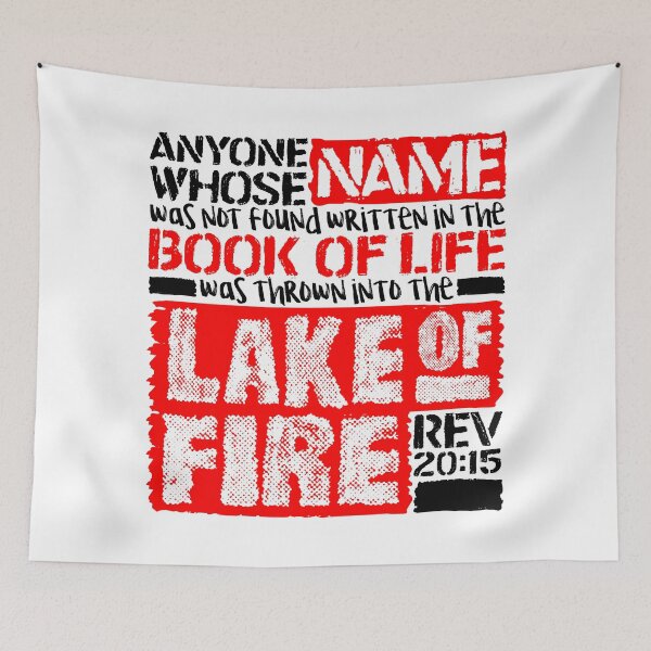 Item preview, Revelation 20:15 Lake Of Fire designed and sold by plushism.