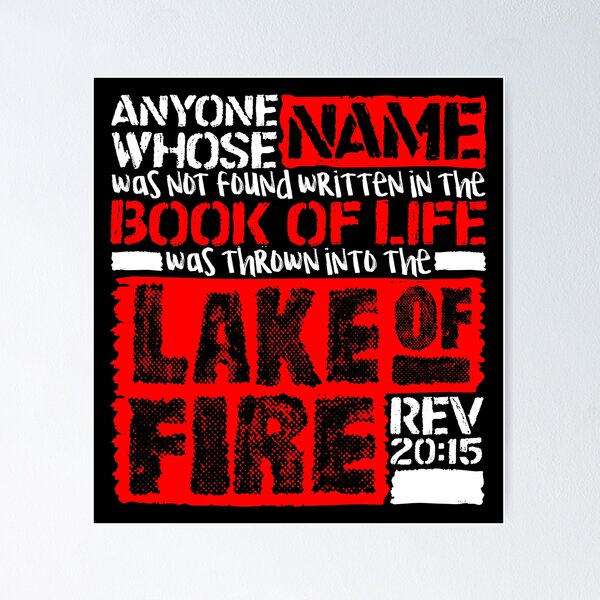 Item preview, Revelation 20:15 Lake Of Fire designed and sold by plushism.