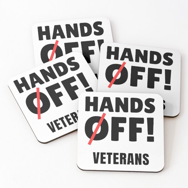 Item preview, Hands Off Veterans designed and sold by ThereseLyssia.