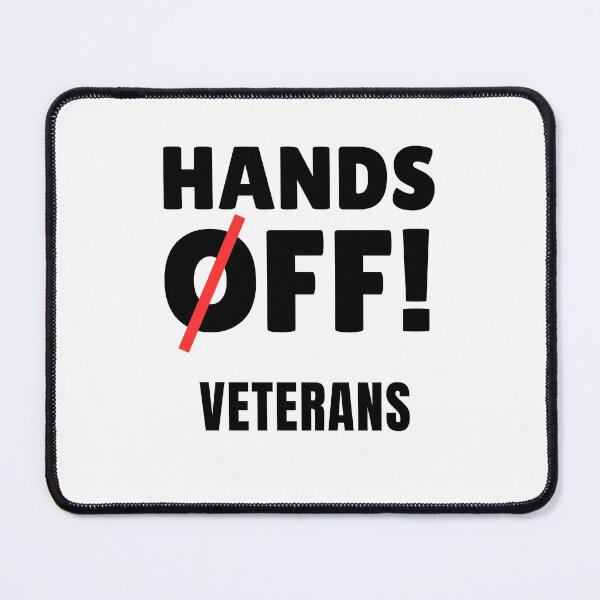Item preview, Hands Off Veterans designed and sold by ThereseLyssia.