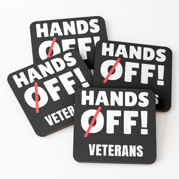Item preview, Hands Off Veterans designed and sold by ThereseLyssia.