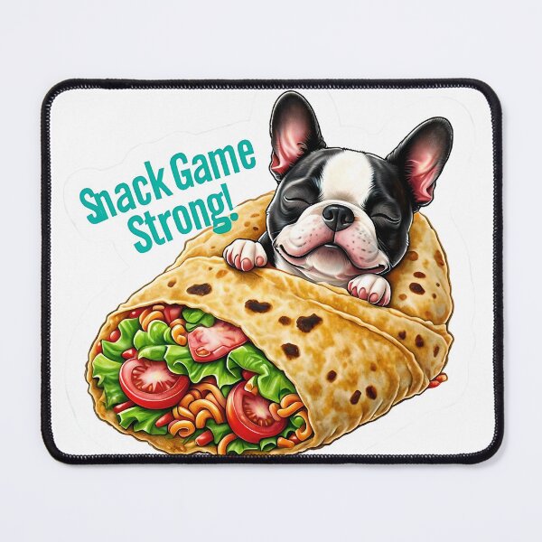 Item preview, Burrito Pup: Snack Game Strong designed and sold by ArtisticDesignsbyLinda.