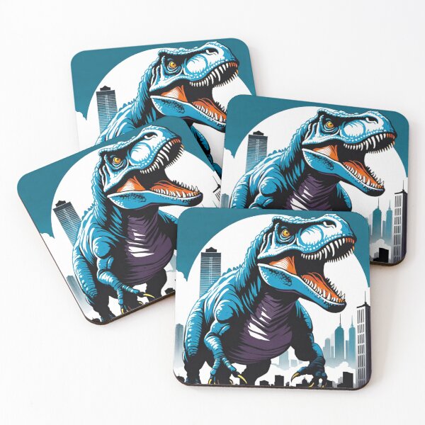 Item preview, Tyrannosaurus Rex Mayhem in the City designed and sold by GrizzlyCollective.