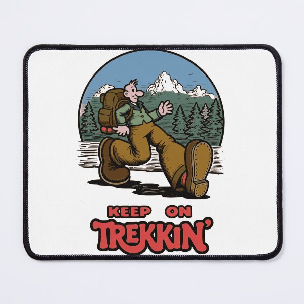 Item preview, Keep On Trekkin’ Retro Hiker designed and sold by FabcoDesign.