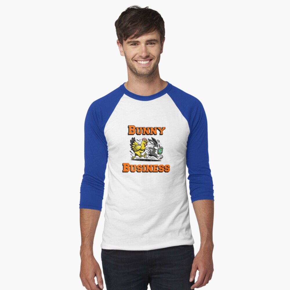 Artikel-Vorschau von Baseballshirt mit 3/4-Arm, designt und verkauft von Kobeko.