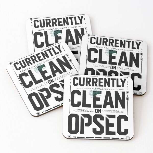 Item preview, Currently Clean on OPSEC | Funny Veteran & Military Security Humor T-Shirt designed and sold by Moh-nd-Eg.