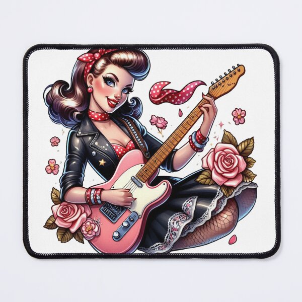 Item preview, Girl Rockabilly designed and sold by yunamaliskova.