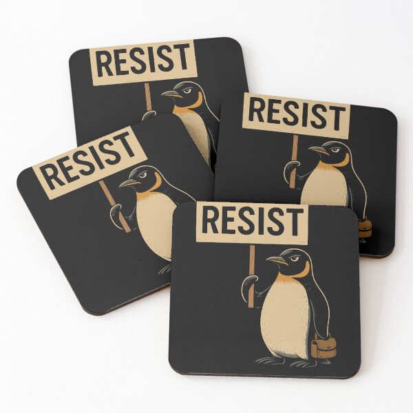 Item preview, Resist Penguin Activism no tariffs designed and sold by varioarts.