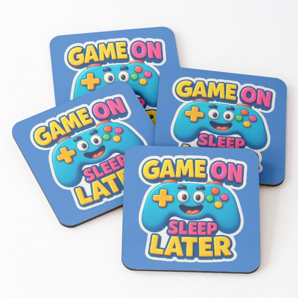 Item preview, Game on – Sleep later! – Gamer design designed and sold by Girih.