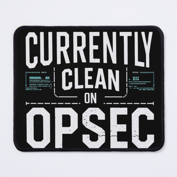 Item preview, Currently Clean on OPSEC | Tactical Humor for Veterans | Military Security Awareness Shirt designed and sold by Moh-nd-Eg.