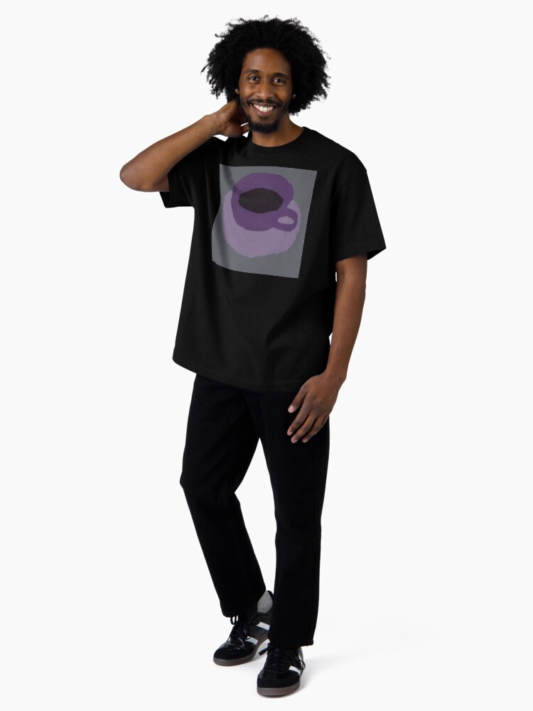 Thumbnail 4 of 7, Oversized T-Shirt, A Coffee Cup designed and sold by artistDanJ.