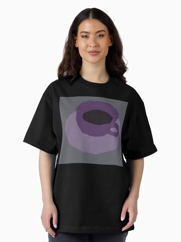 Thumbnail 2 of 7, Oversized T-Shirt, A Coffee Cup designed and sold by artistDanJ.