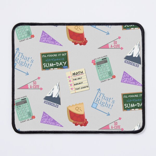 Item preview, Cute Math Puns Pattern designed and sold by BundaBear.