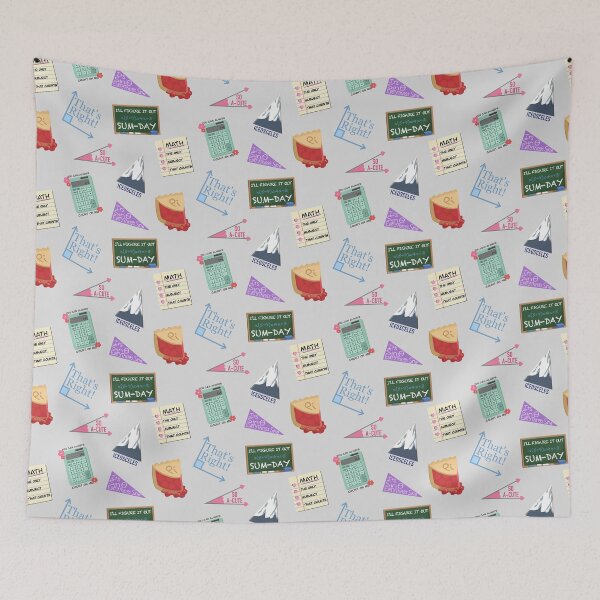 Item preview, Cute Math Puns Pattern designed and sold by BundaBear.