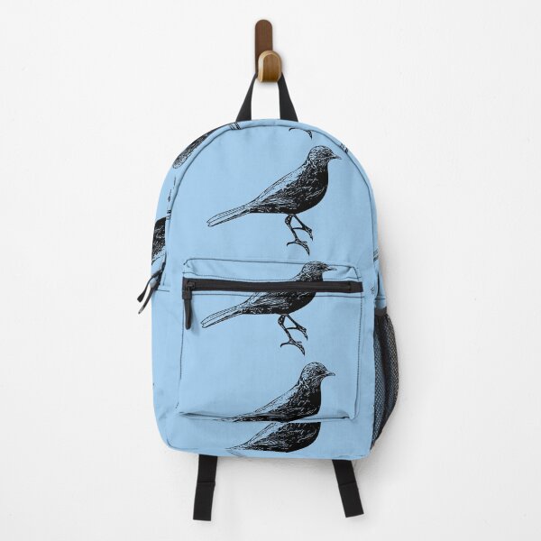 Item preview, Clay-colored Thrush Black Design designed and sold by designsasstultd.