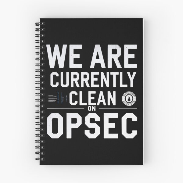 Item preview, We Are Currently Clean on OPSEC | Military Humor | Tactical Security Awareness Tee designed and sold by Moh-nd-Eg.