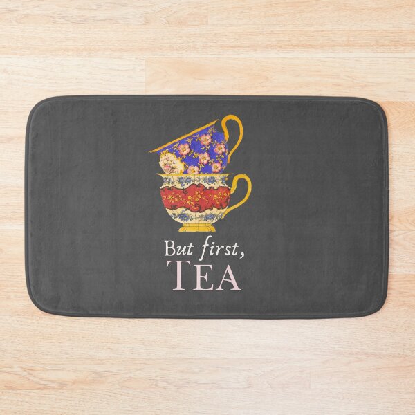 Item preview, Tea Lover Meme - But First, Tea! Fine Art Teacups designed and sold by MaryKunzGoldman.