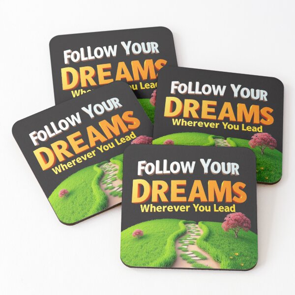 Item preview, FOLLOW YOUR DREAMS WHEREVER THEY LEAD - Inspiring T-shirt.  designed and sold by Mikel-empire.